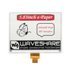 Écran dencre électronique Waveshare® 5, 83 pouces E-paper 648 × 480 Résolution Rouge Noir Blanc Trois couleurs Bare