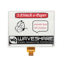 Écran dencre électronique Waveshare® 5, 83 pouces E-paper 648 × 480 Résolution Rouge Noir Blanc Trois couleurs Bare