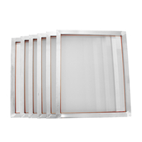 Écran dimpression décran en soie de 160 mailles avec le polyester blanc de cadre en aluminium