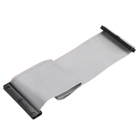 Écran du câble gris plat de 2, 54 mm FC-50P IDC LED connecté au câble de téléchargement JTAG
