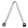 Écran du câble gris plat FC-8P IDC de 2, 54 mm LED connecté au câble de téléchargement JTAG
