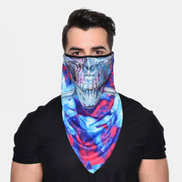 Écran solaire coupe-vent à séchage rapide,  écharpe déquitation respirante Bandana Balaclava Neck Gaiter Neck Tube U