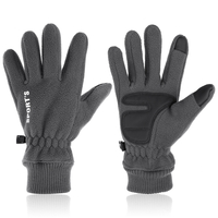 Écran tactile antidérapant plus chaud Gants en molleton à doigt complet coupe-vent Gants de cyclisme de ski