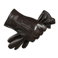 Écran tactile en peau de mouton gants coupe-vent imperméable moto course plein doigt gant