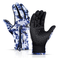 Écran tactile gants imperméables épais chaud antidérapant hiver sports de plein air imperméable camouflage