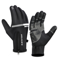 Écran tactile hiver gants chauds mitaine coupe-vent imperméable thermique