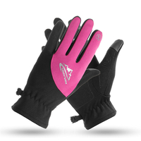 Écran tactile plein de gants de doigts de cyclisme imperméable thermique coupe-vent thermique chaud dhiver