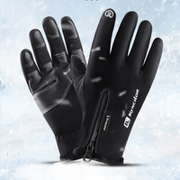 Écran en molleton unisexe tactile hiver extérieur garder au chaud étanche cyclisme équitation gants complets