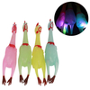 Écraser Luminous Screaming Chicken Sound Toys Squeaker Stress Relievers Cadeau Couleur aléatoire