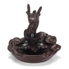 Cérémonie du thé brûleur dencens en céramique Dragon Smog avec boîte-cadeau et cônes 10pcs