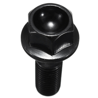 Écrou de boulon de roue de voiture en métal noir véritable pour BMW Série E90 E91 E92 E93
