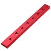 Écrou de rail donglet en alliage daluminium rouge 100-450 mm M6/M8 Fente en T Écrou de rail en T Barre couliss