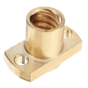 Écrou en laiton de vis de bride de T8x8mm pour des pièces de CNC