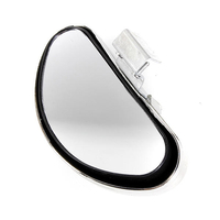 Côté universel argent auto aveugle miroir angle grand angle vue de la sécurité