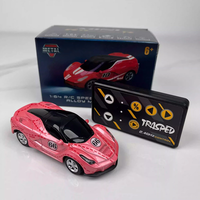 D-993 1/64 Drift RC Car Mini Alloy Body Shell LED Light Remote Control App Control High-Speed On-Road Racing Vehicle Mod