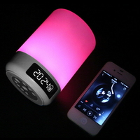 D58 Smart Mini chevet veilleuse écran affichage horloge réveil Colorful lumière haut-parleur bluetooth sans fil