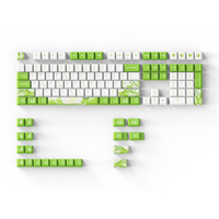 DAGK 128 touches le Wizard dOZ Keycap Set Cherry Profile PBT cinq côtés Sublimation Keycaps pour claviers mécanique