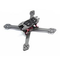 DALRC Title X212 212mm Empattement 4mm Bras Fiber De Carbone RC Drone FPV Racing Cadre Kit w / Buzzer LED Conseil 97g