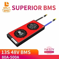 DALY 3.7V Li-ion 13S 48V 80A 100A 120A 150A 200A 500A 18650 PCM Batterie Protection Board BMS Swith Balanced Lithium Bat