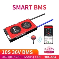 DALY BMS 10S 36V 30A 40A 60A 3.7V 18650 BMS Bluetooth 485 vers périphérique USB NTC UART logiciel Togther Lion LiFepo4 B