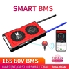 DALY BMS 16S 60V 30A 40A 50A 60A 3.7V 18650 Li-ion Lithium Protection Board avec Balance bluetooth APP PC Logiciel R485