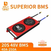 DALY BMS 20S 48V 40A 60A 80A 250A 18650 Lithium Batterie carte égaliseur de Protection avec fonction déquilibreur M