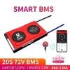 DALY BMS 20S 72V 80A 100A 120A 18650 Li-ion intelligent Bluetooth 485 vers périphérique USB peut NTC UART Togther Lion L
