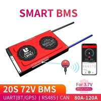 DALY BMS 20S 72V 80A 100A 120A 18650 Li-ion intelligent Bluetooth 485 vers périphérique USB peut NTC UART Togther Lion L