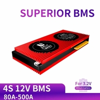 DALY BMS 3.2V 4S 80A 120A 200A 300A 500A LiFepo4 18650 BMS PCM Batterie avec Balance pour lili ion Lipo Batterie Cell Pa