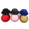 Dames chapeau version coréenne élégant laine solide petit dôme britannique rétro casquette