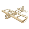 Dancing Wings Hobby R01 GeeBee 600mm envergure balsa bois RC avion formateur KIT/KIT + puissance Combo