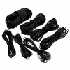 DANIU 10 Mètres Câble en Filde Silicone Noir 10/12/14/16/18/20 / 22AWG Câble Flexible