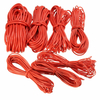 DANIU 10 Mètres Câble en Filde Silicone Rouge 10/12/14/16/18/20/22AWG Câble flexible
