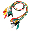 DANIU 10pcs 50cm Pinces Double-bouts Crocodile Alligator Câble Fil Sonde de Test de Plomb
