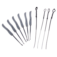 DANIU 10Pcs extracteur de clé cassée multifonctions Set Broken Key Remove Tools