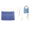 DANIU 12 pcs Déverrouillage Serrure Pick Set Outil Extracteur de Clé avec Bleu Pratique Cadenas Verrouillage Choisissez