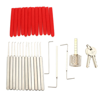 DANIU 12Pcs Verrouillage de haute qualité Pick Tools Set Opérateur de verrouillage avec T-Lock Transparent Lock