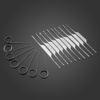 DANIU 17pcs vague pinceau crochet prend outils de serrurier serrure choisir outils mis