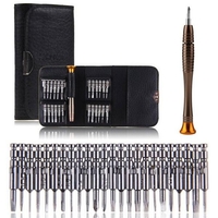 DANIU 25 en 1 Tournevis de Précision Multifonction Portefeuille Ensemble Outils de Réparation
