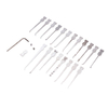 DANIU 29-en-1 2LED Poignée en aluminium Ensemble de verrous en acier inoxydable