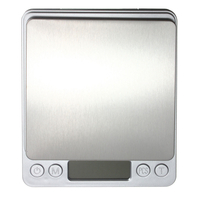 DANIU 2kg / 0.1g Bijoux en acier inoxydable Balance digitale Gold Silver Coin Gram Pocket
