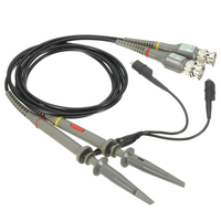 DANIU 2pcs sonde oscilloscope BNC pince crocodile outil de test de fil de terre 20 MHz 1X 10X