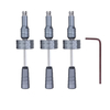 DANIU 3Pcs Pinces En Acier Inoxydable Serrure Croisée Ensemble Outils De Pratique De Serrurier