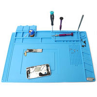 DANIU 45x30cm Pad en Silicone Magnétique et résistant à la chaleur Bureau Plate-forme BGA d