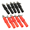 DANIU 50 paires 4mm borne Banana Plug connecteurs de prise de courant Instruments de lumière outils noir et rouge