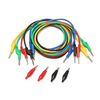 DANIU 5Pcs 5 couleurs câble silicone banane à prise banane test sonde fils