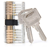 DANIU 5Pins Flat Lock Pick Practice Cadenas Crescent Lock Pick Practice Outil de formation de cadenas pour serrurier