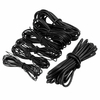 DANIU Câble 5 Mètre en Fil de Silicone Noir Câble Flexible 10/12/14/16/18/20 / 22AWG Flexible