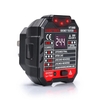 DANIU HT106B UK Socket Outlet Tester Circuit Polarity Voltage Detector Wall Plug Breaker Finder RCD Test UK Plug