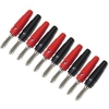 DANIU P3008 10 pièces 4mm cuivre Banana Plug connecteur de sondes de test damplificateur de haut-parleur Jack